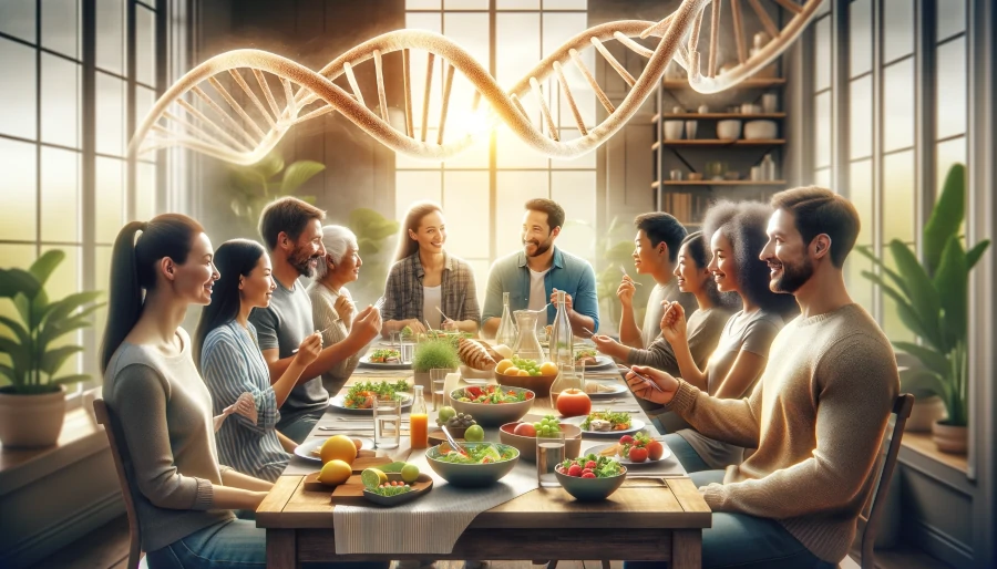 illustratie bij blog: Voeding en epigenetica: de sleutel tot gezond ouder worden