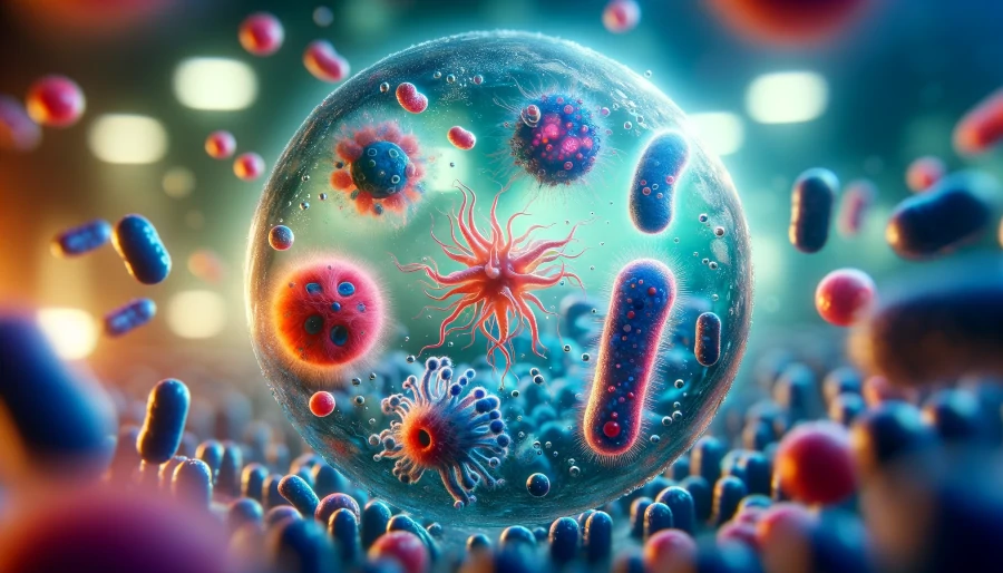 illustratie bij blog: Darmbacteriën: noodzakelijke micro-organismen bij het ouder worden